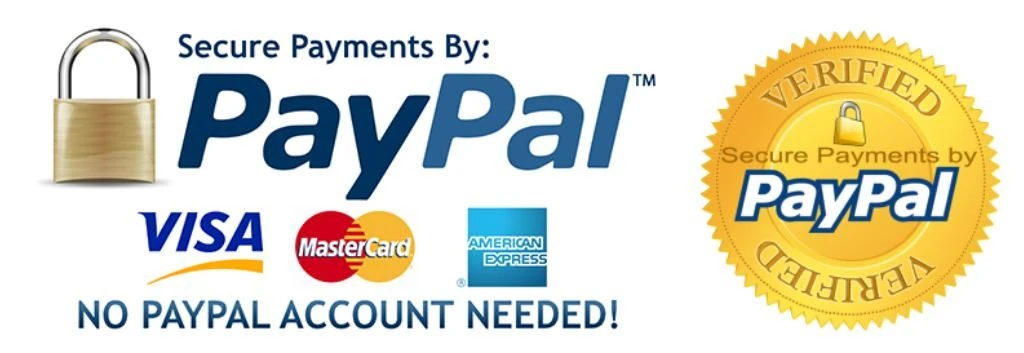 SICHERE ZAHLUNG ÜBER PAYPAL, AUCH OHNE KONTO !!! ALLE KARTEN.